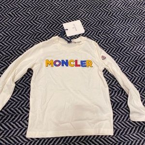 NWT Moncler maglia long t-shirt kids